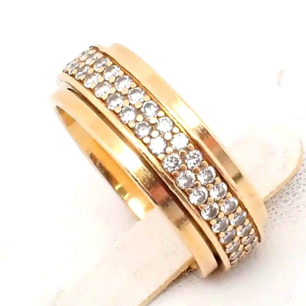 18K Piaget "Possession"  Yellow Gold 2-Row Diamond